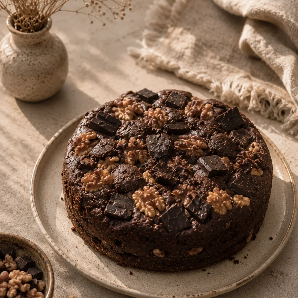 Dates & Walnut Cake